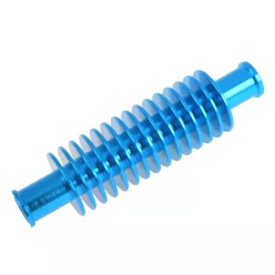   Átfolyós radiátor, VOCA RACING, ALU CNC, kék, univerzális
