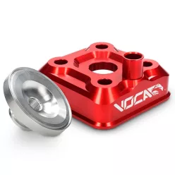   Hengerfej, VOCA RACE HEAD, piros, YAMAHA DT 50 LC / TZR 50 80