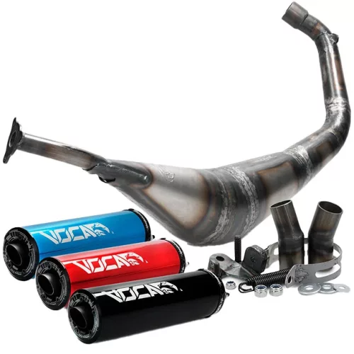 Kipufogó, VOCA WARRIOR, fekete, 50-70CC, SHERCO 50 SM-R / SE-R