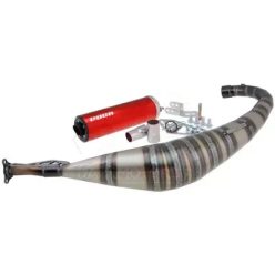   Kipufogó, VOCA WARRIOR SPORT, piros, DERBI SENDA EBS050 / D50B0