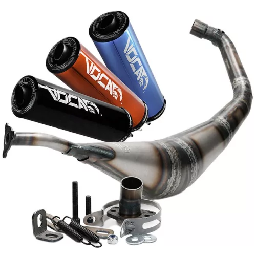 Kipufogó, VOCA WARRIOR SPORT, fekete, DERBI SENDA EBS050 / D50B0