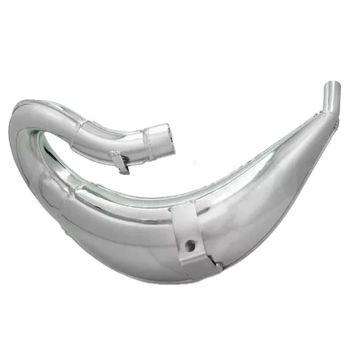 Kipufogó, VOCA CROSS, krómozott, fekete, 50-70CC, DERBI SENDA DRD / APRILIA RX / SX