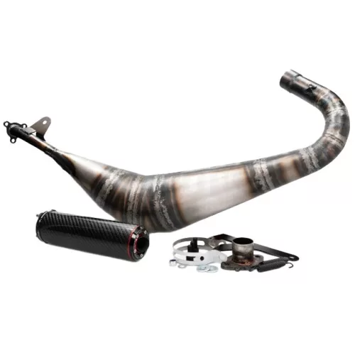 Kipufogó, VOCA RACING, karbon, 100CC BIGBORE, YAMAHA DT