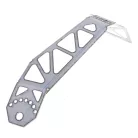 Rendszámtábla tartó, DERBI SENDA DRD, állítható, INOX, VOCA