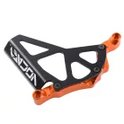 Lánckerék burkolat, VOCA RACING, fekete-narancs, ALU CNC, MINARELLI AM6