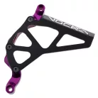 Lánckerék burkolat, VOCA RACING, fekete-lila, ALU CNC, MINARELLI AM6