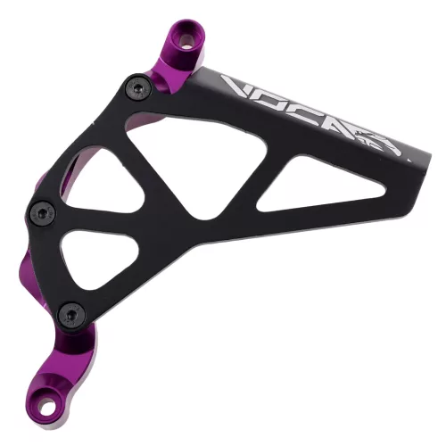 Lánckerék burkolat, VOCA RACING, fekete-lila, ALU CNC, MINARELLI AM6