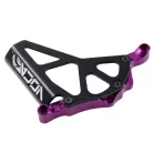 Lánckerék burkolat, VOCA RACING, fekete-lila, ALU CNC, MINARELLI AM6