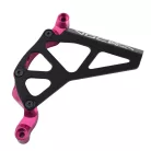 Lánckerék burkolat, VOCA RACING, fekete-rózsaszín, ALU CNC, MINARELLI AM6