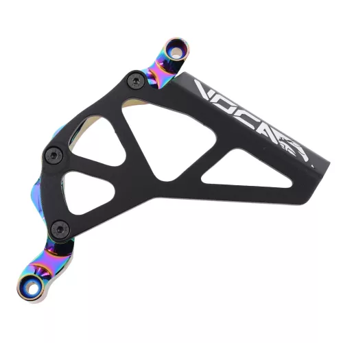 Lánckerék burkolat, VOCA RACING, fekete-NEOCHROME, ALU CNC, MINARELLI AM6