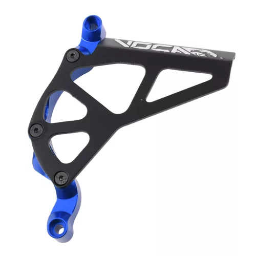 Lánckerék burkolat, VOCA RACING, fekete-kék, ALU CNC, MINARELLI AM6