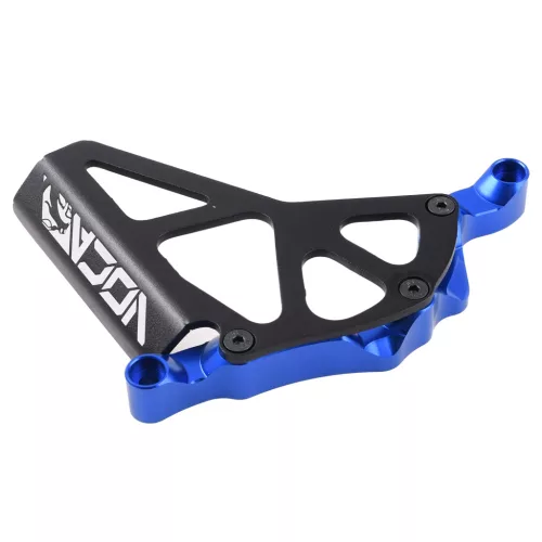 Lánckerék burkolat, VOCA RACING, fekete-kék, ALU CNC, MINARELLI AM6