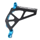 Lánckerék burkolat, VOCA RACING, fekete-világoskék, ALU CNC, MINARELLI AM6
