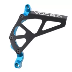   Lánckerék burkolat, VOCA RACING, fekete-világoskék, ALU CNC, MINARELLI AM6