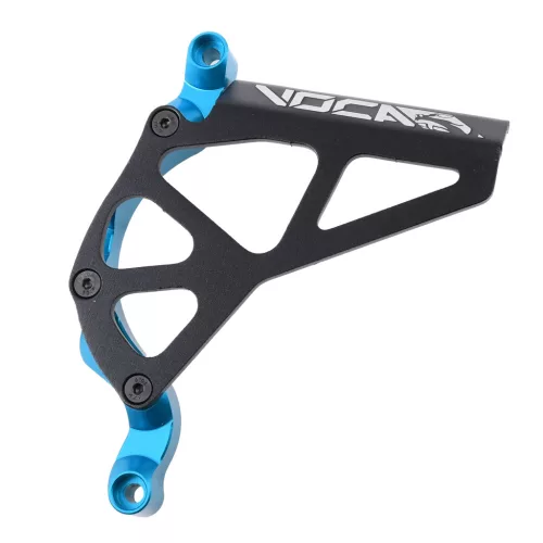 Lánckerék burkolat, VOCA RACING, fekete-világoskék, ALU CNC, MINARELLI AM6