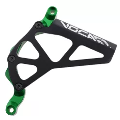   Lánckerék burkolat, VOCA RACING, fekete-zöld, ALU CNC, MINARELLI AM6