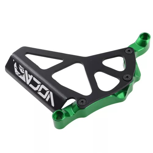 Lánckerék burkolat, VOCA RACING, fekete-zöld, ALU CNC, MINARELLI AM6