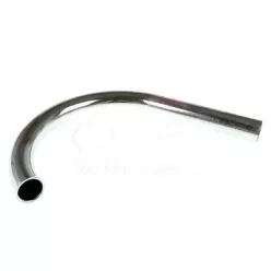   Kipufogógumi könyök, kétkeretes, krómozott, WSK 125, Duells