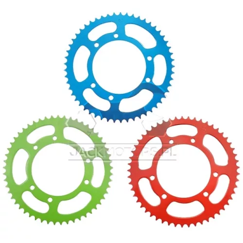 Hátsó lánckerék, ALLPRO, piros, 420, 53T, DERBI SENDA / RIEJU MRT / APRILIA / PEUGEOT XP6