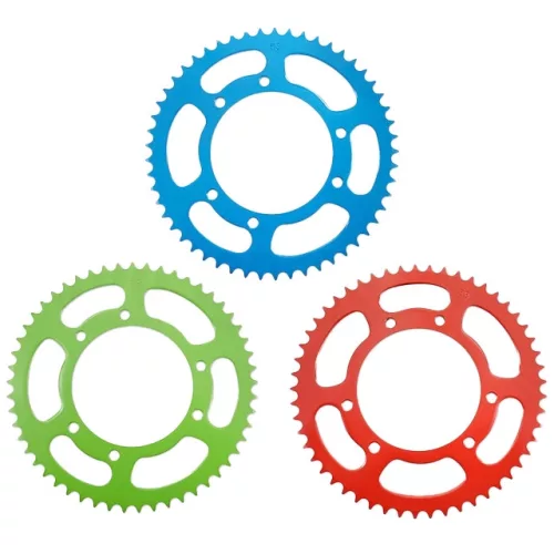 Hátsó lánckerék, ALLPRO, kék, 420, 53T, DERBI SENDA / RIEJU MRT / APRILIA / PEUGEOT XP6
