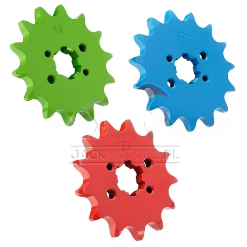 Első lánckerék, ALLPRO, 14T, kék, DERBI D50B0 / EBS050