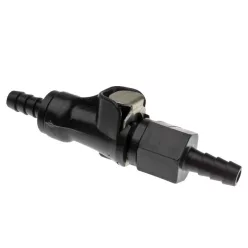 Üzemanyagvezeték gyorscsatlakozó, ALLPRO, fekete, 6MM