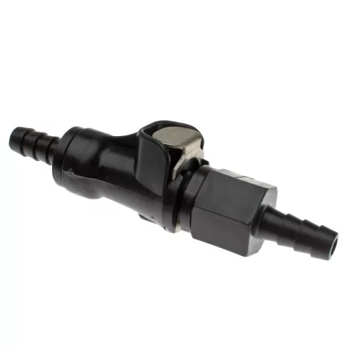 Üzemanyagvezeték gyorscsatlakozó, ALLPRO, fekete, 6MM