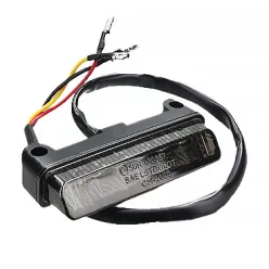   Hátsó lámpa, ALLPRO, füstszínű, univerzális, mini LED, homologizált