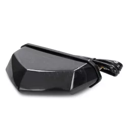   Hátsó lámpa + irányjelzők, ALLPRO BLACKLINE, univerzális, LED, homologizált