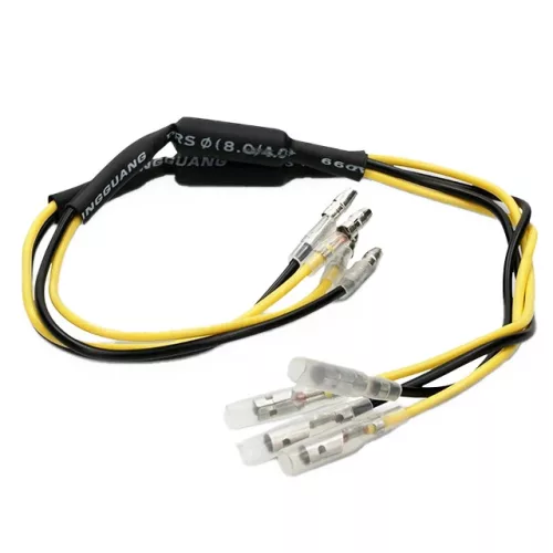 LED irányjelző ellenállás, 5W 27OHM + kábelköteg, ALLPRO, 2 darab