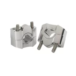   Kormány adapter, 22MM / 28MM, ALLPRO, ezüst, univerzális készlet