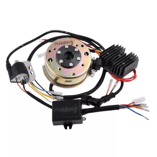 Érintkezésmentes gyújtás készlet, CDI, 12V - MZ ETZ 250, 251, Audiobas