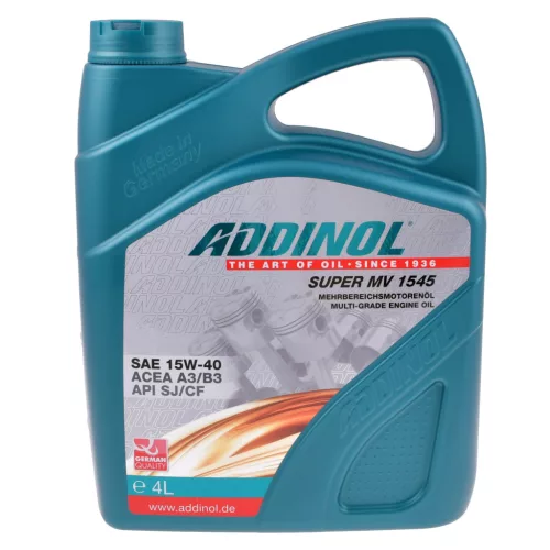 Motorolaj, ADDINOL 15W40 SUPER MV 1545, 4L