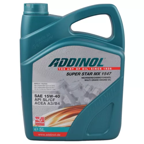 Motorolaj, ADDINOL 15W40 SUPER STAR MX 1547, 5L