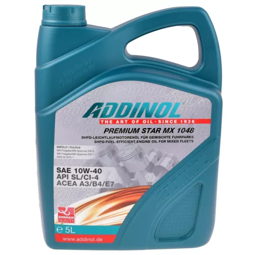 Motorolaj, ADDINOL 10W40 PREMIUM STAR MX 1048, 5L