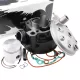 Henger, BARIKIT, vas, RACING, 80CC, hengerfejjel, MINARELLI AM6 LC