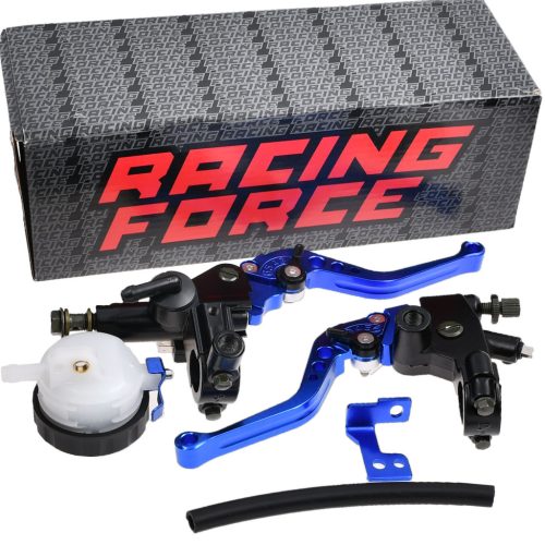 Kuplung és fékkar, kék készlet + henger