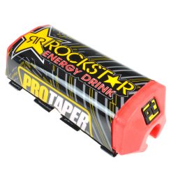   Motorkerékpár kormánybetét, piros, Protaper, ROCKSTAR, replika