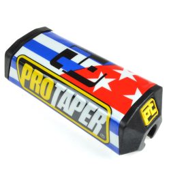   Motorkerékpár kormánybetét, amerikai, kék csíkos, fekete, Protaper, replika