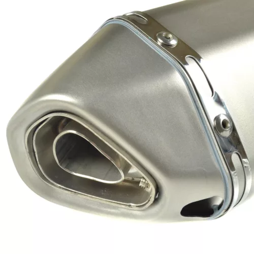 Kipufogó végdob, AKRAPOVIC, REPLIKA, hosszú, ezüst készlet