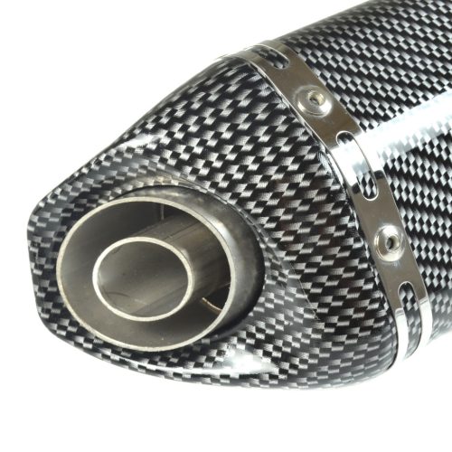 Kipufogó végdob, AKRAPOVIC, replika X-típus, karbon, V1 készlet