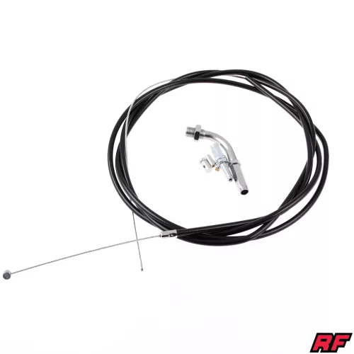 Gázbowden, univerzális, 190 / 230CM, fekete, RACING FORCE készlet