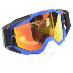   Szemüveg, kék, fekete, narancssárga lencsével, 100% replika