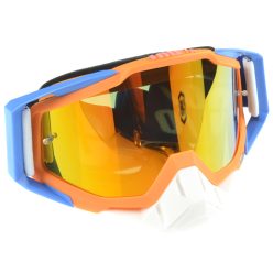   Szemüveg, narancssárga, kék, narancssárga lencsével, 100% replika