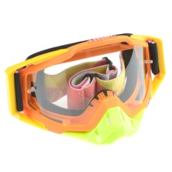   Szemüveg, narancssárga, sárga, áttetsző lencsével, 100% replika