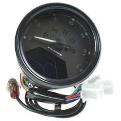   Sebességmérő + fordulatszámmérő, univerzális, LCD, 12V, 12000 RPM