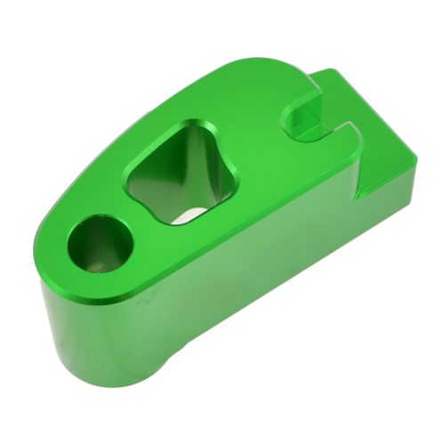 Fék ellentartó távtartó, alu, CNC, zöld, Simson, Racing Force