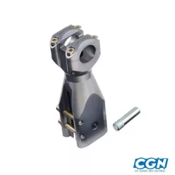 Kormányadapter, DOPPLER, 22 mm, titán, PEUGEOT