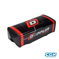   Motorkerékpár kormánybetét, fekete, piros, fatbar, DOPPLER