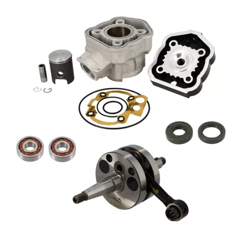 Henger szett + tengely, CONTI, 50CC, MINARELLI AM6